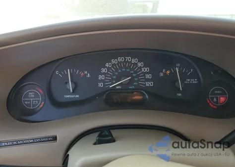 2001 Buick Century Custom z USA, uszkodzony, nr VIN 2G4WS52J611274649